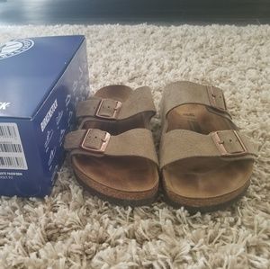 Authentic Arizona BS Taupe Leather Birkenstock